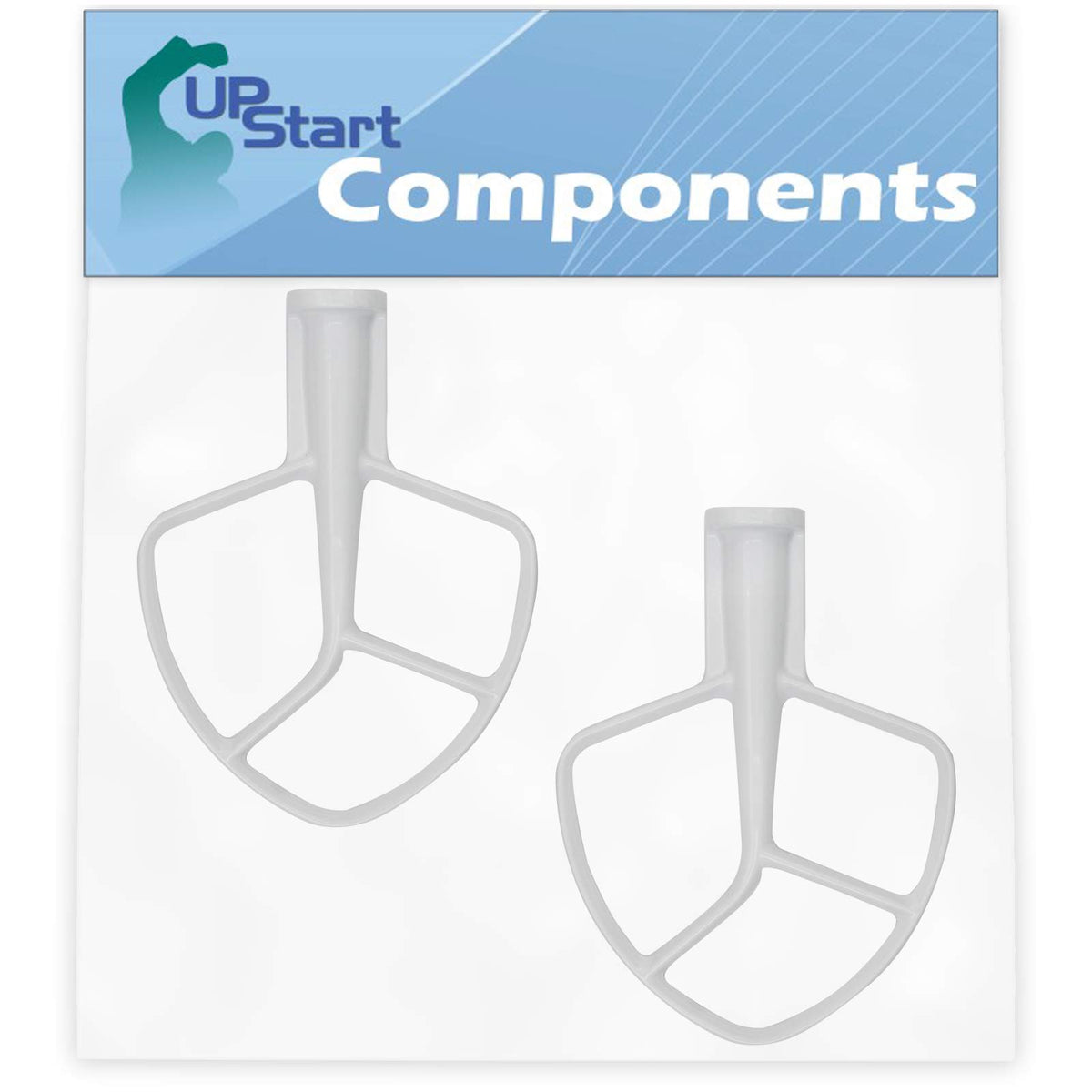 2-Pack K5AB Flat Beater Replacement for KitchenAid KSM5BBU Mixer