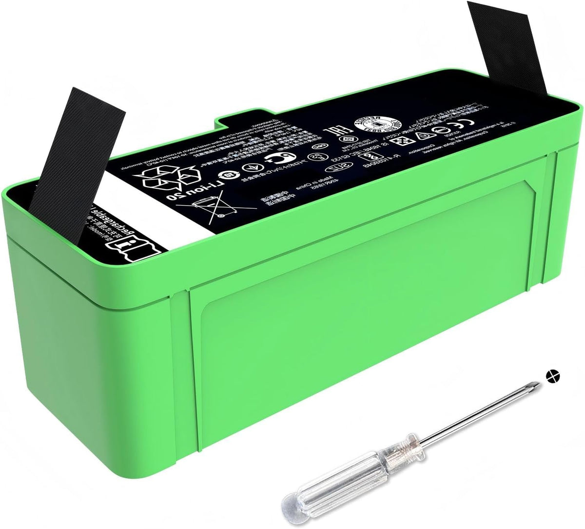 Replacement Battery for iRobot Roomba 500 600 700 800 900 Series 4376392 5200mAh 74.88Wh Upgrade battery Compatible with Roomba 960 981 970 965 801 805 850 860 890 891 895 695 690 685 680 670 1800LI