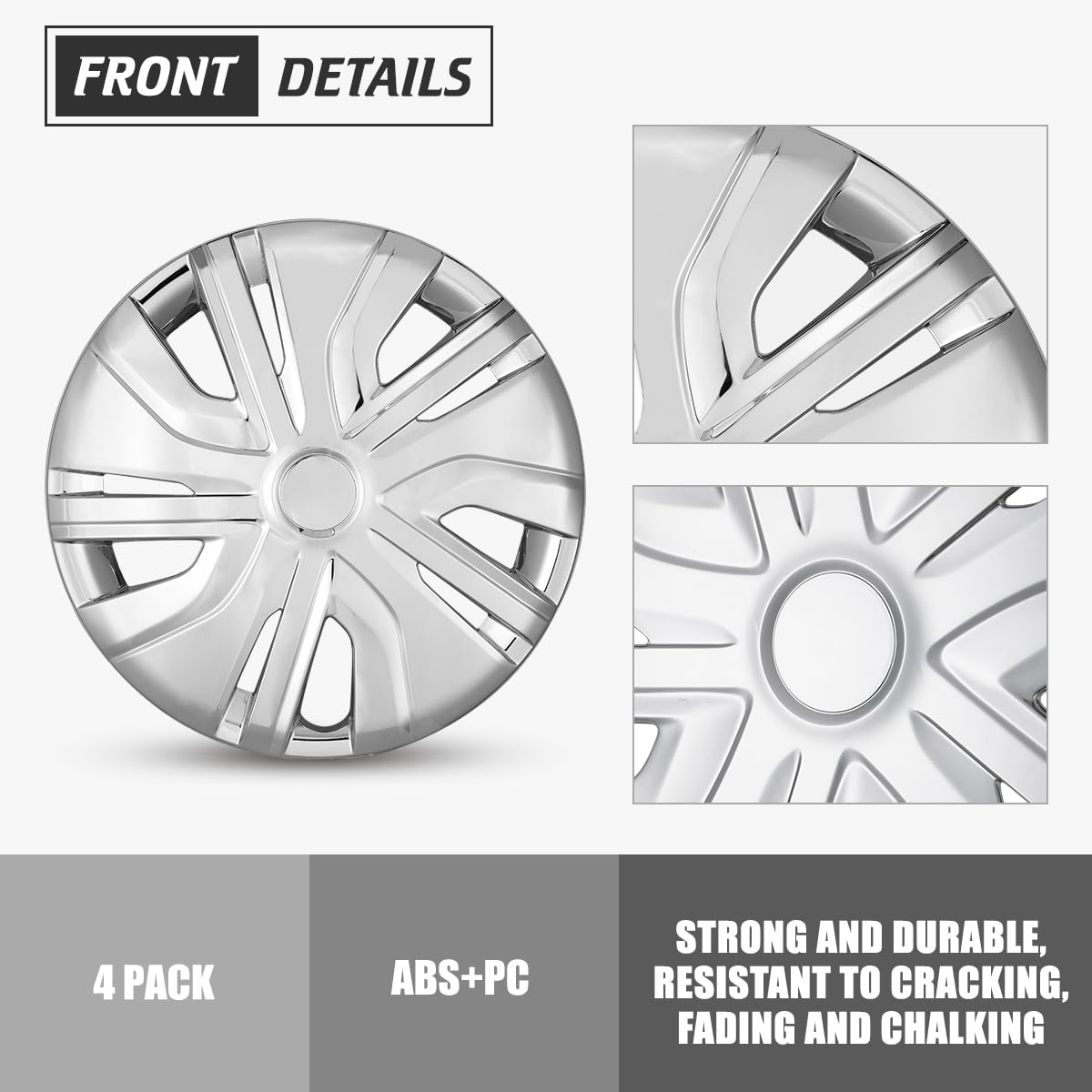 Hubcaps 14 Inch Wheel Covers for 2014-2025 Mitsubishi Mirage