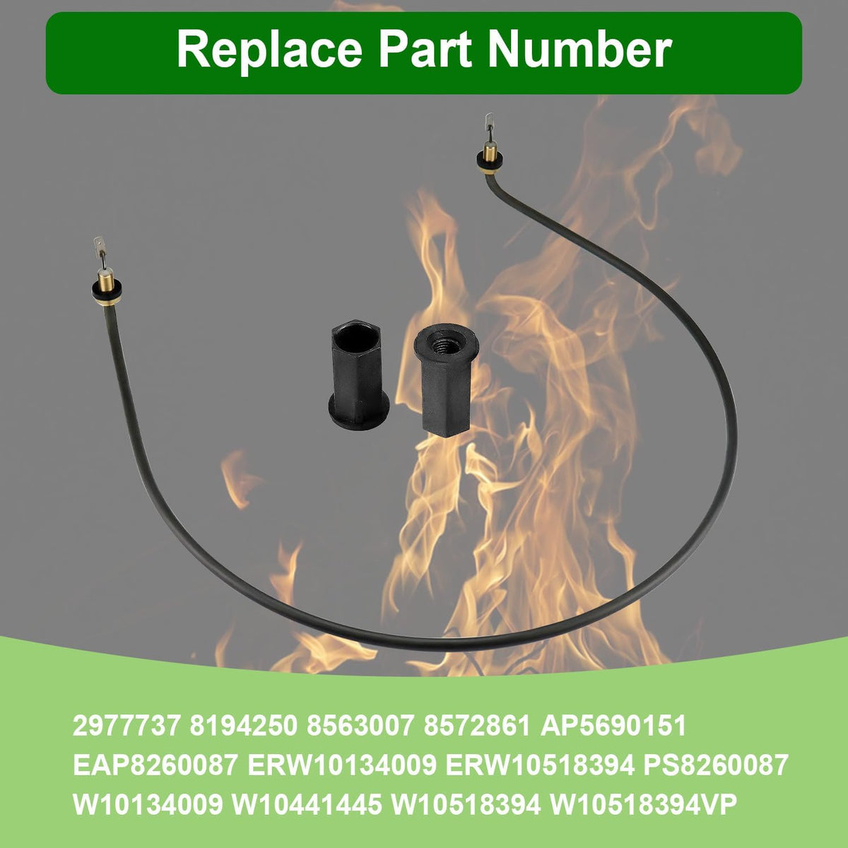 W10518394 Dishwasher Heating Element Replaces W10134009 AP5690151 PS8260087