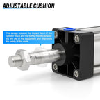 TAILONZ 100mm Bore 100mm Stroke Pneumatic Air Cylinder Double Action SC 100x100