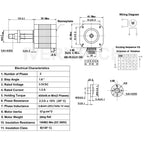 NEMA 17 Stepper Motor 42-40mm with Integrated 100mm T8 Lead Screw