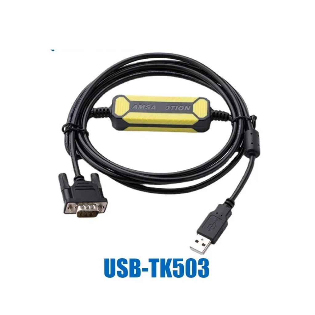 PLC Programming Cable USB-TK503 for ABB Debugging Cable AC500-Eco Series PLC Programming Cable Download Line TK503 PM571 PM581 PM591 PM592(Black Economic Version)