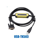 PLC Programming Cable USB-TK503 for ABB Debugging Cable AC500-Eco Series PLC Programming Cable Download Line TK503 PM571 PM581 PM591 PM592(Black Economic Version)