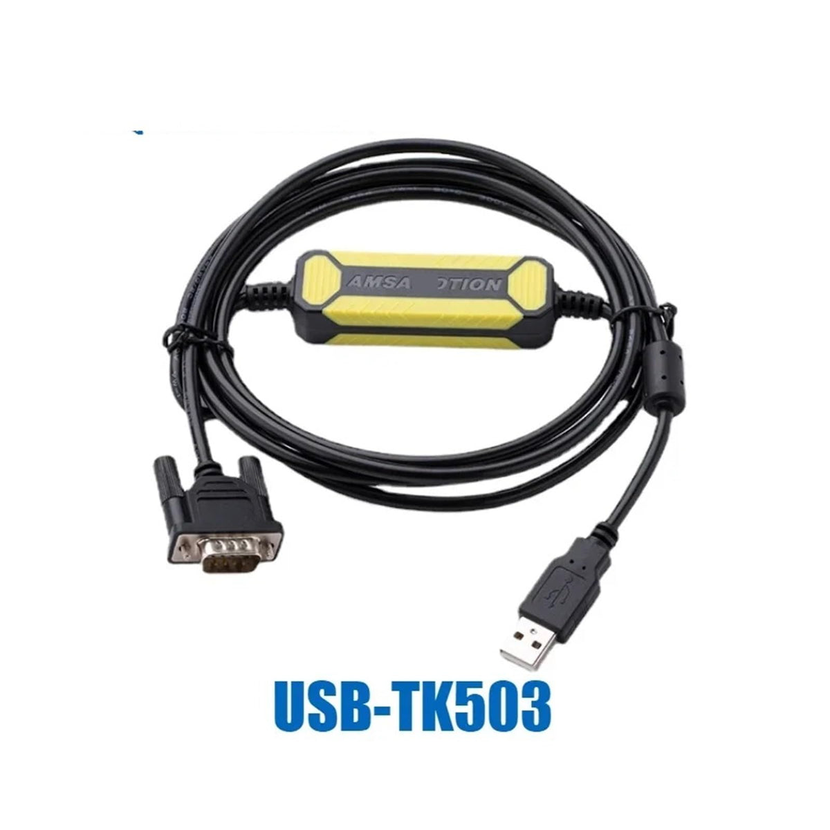 PLC Programming Cable USB-TK503 for ABB Debugging Cable AC500-Eco Series PLC Programming Cable Download Line TK503 PM571 PM581 PM591 PM592(Black Economic Version)
