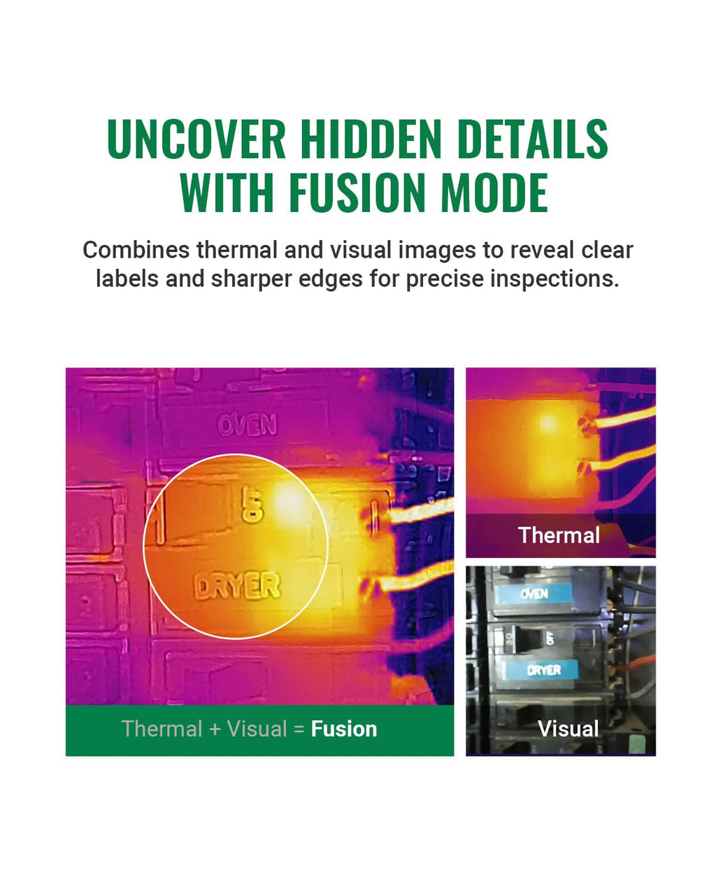 HP96 Thermal Imaging Camera,3.5" Touch Screen, Intelligent Scene Detection