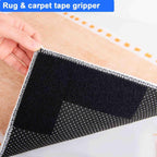 Hook and Loop Tape 1in x 20ft, Slef Adhesive Interlocking Strip, Mounting Tape Heavy Duty Adhesion, Picture Hanging