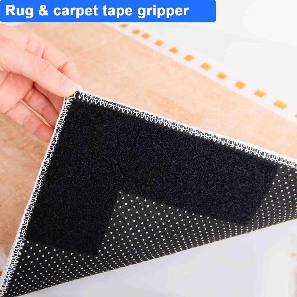 Hook and Loop Tape 2in x 4in 30 Pairs, Slef Adhesive Interlocking Strip, Double Sided Mounting Tape Heavy Duty