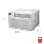 12,000 BTU Window Air Conditioner with 3 Speed and Timer, White