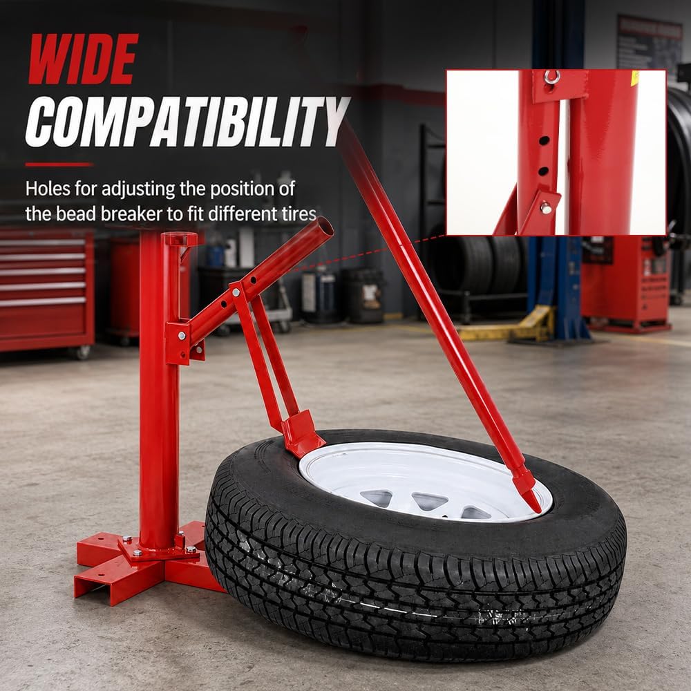 Manual Tire Changer, Tire Bead Breaker, Portable Hand Tool Manual