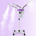 3 in 1 Facial Steamer,Professional Facial Steamer with 5X Magnifying LED Lamp, Esthetician Steamer with Hot & Cold