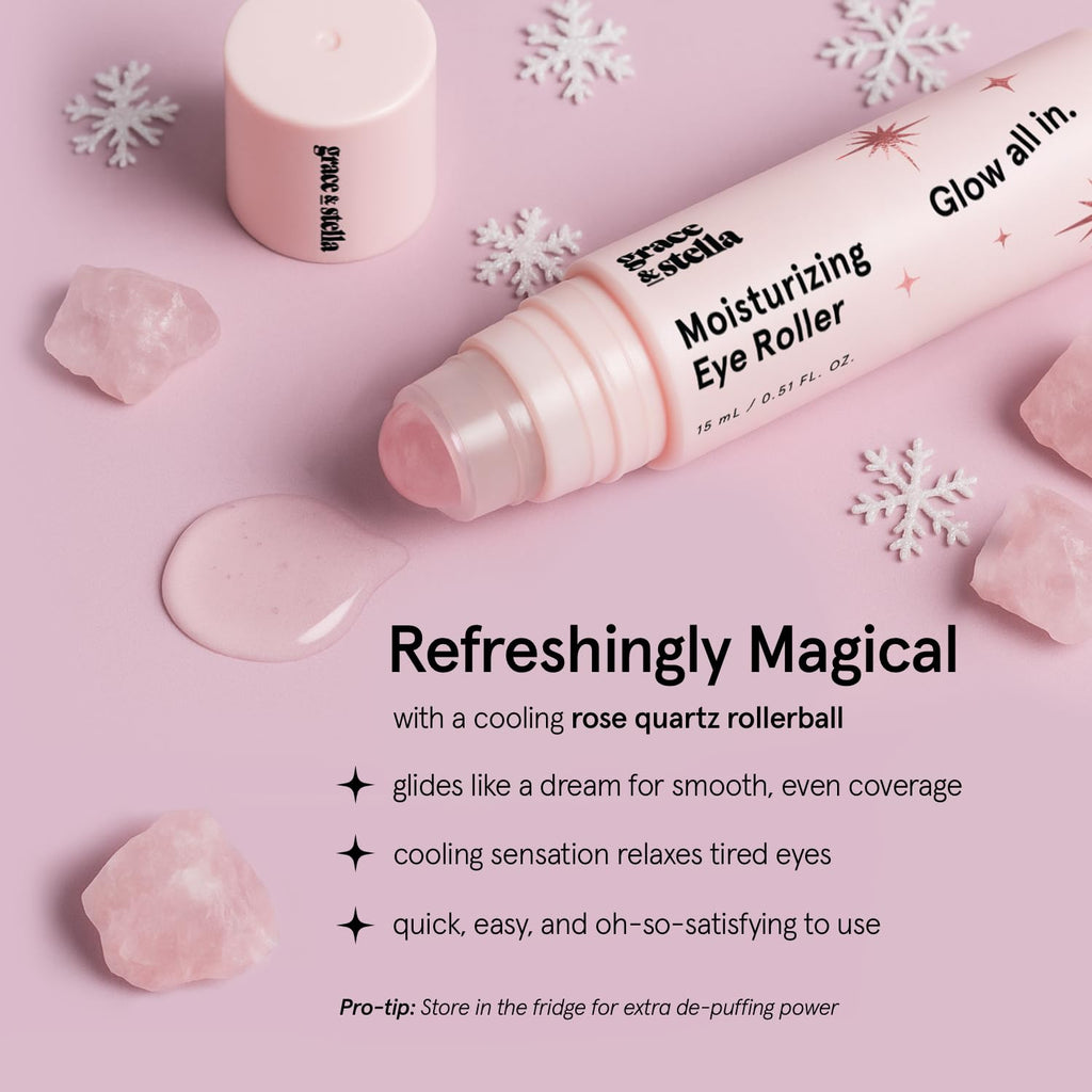 Under Eye Brightener with Rose Quartz Rollerball