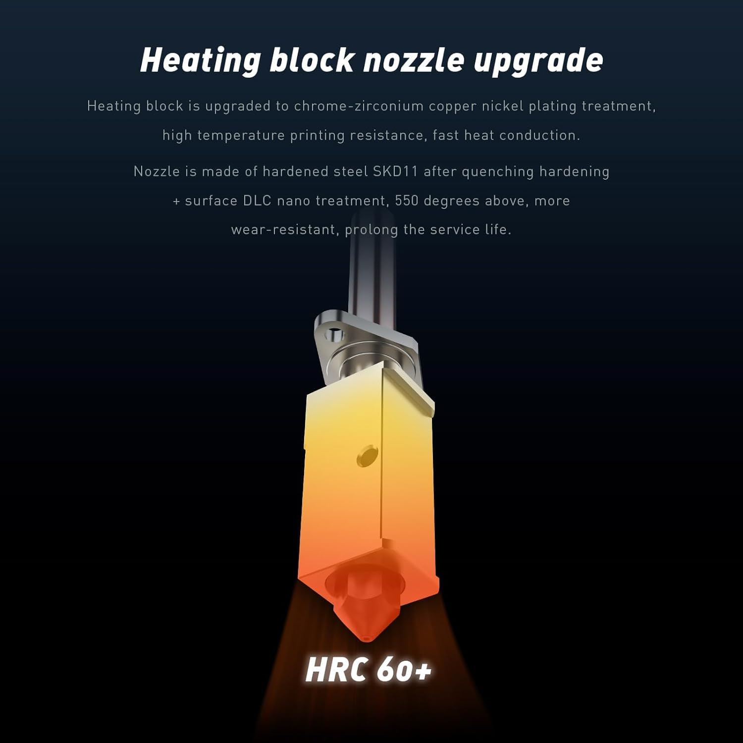 Upgraded High Speed Rapid Heat V6 Hotend 24V 48W Ceramic Heating Core Bimetal Heatbreak Hardened Steel Nozzle 0.4