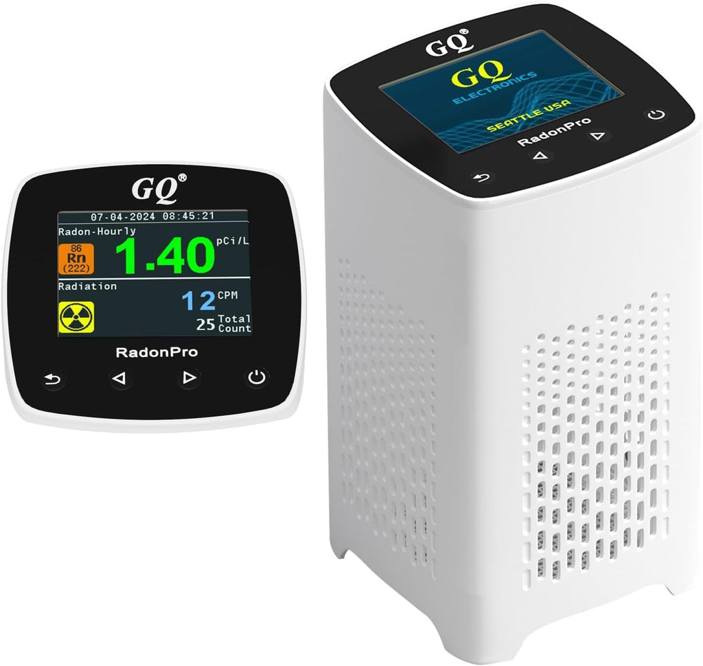 RadonPro Radon Detector and Geiger Counter 2-in-1 Remote Monitoring App | Monitor radon and nuclear radiation