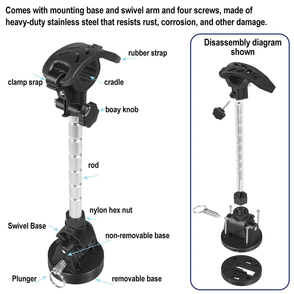 MKA-60 Stabilizer Kit 1862060 Bracket Supports For Minn Kota Trolling Motor