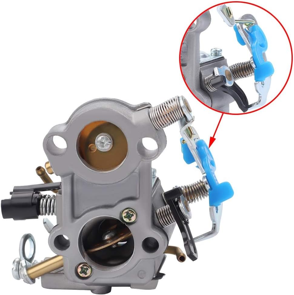 455 Rancher Carburetor for Husqvarna 455 Rancher Parts 460 455E 461 Rancher Gas Chainsaw Replaces WTA-29 with 537255701 Air Filter Spark Plug Fuel Line All In One Kit
