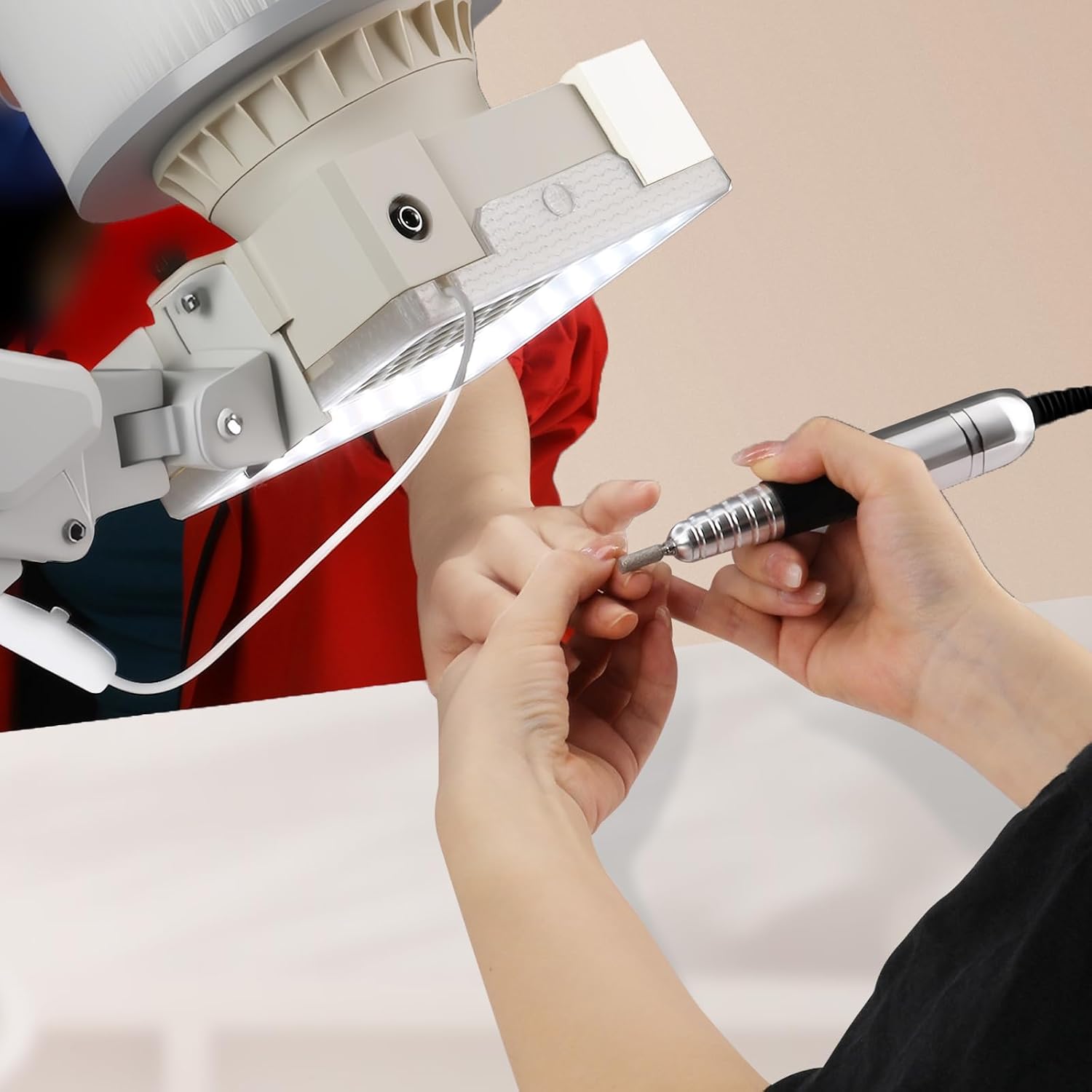 Professional Nail Dust Collector, Nail Fan Vacuum Dust Collector | UA002, Pro-grade, Super Strong Suction, Built-in