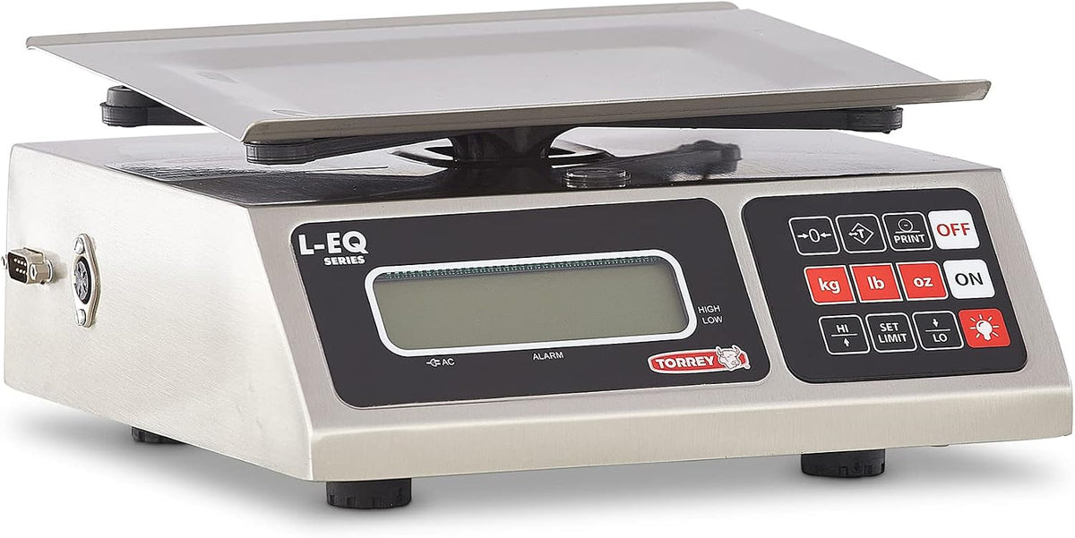 LEQ 5/10 High Precision Digital Portion Control Scale, Stainless Steel Construction, 5 kg/10 lb. Capacity