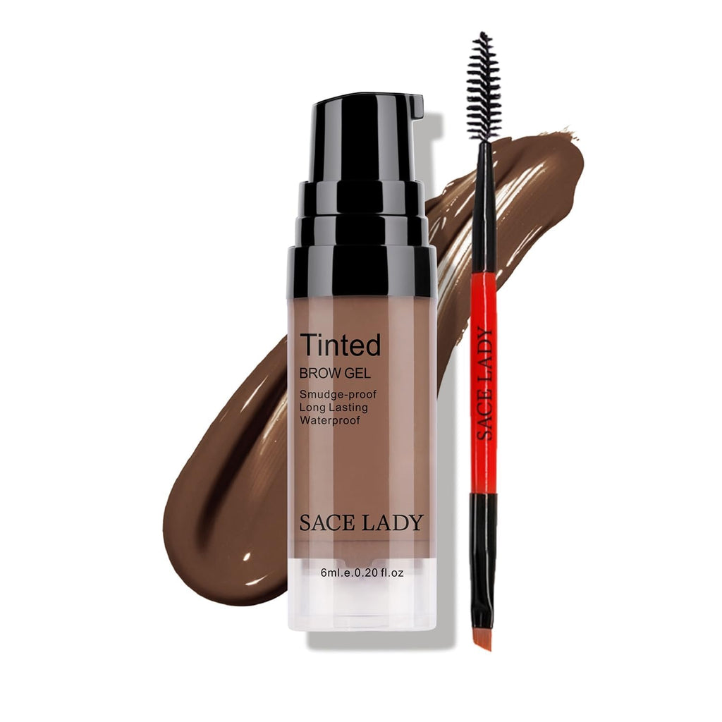3D Eyebrow Gel Waterproof, Light Brown, 0.2Fl Oz