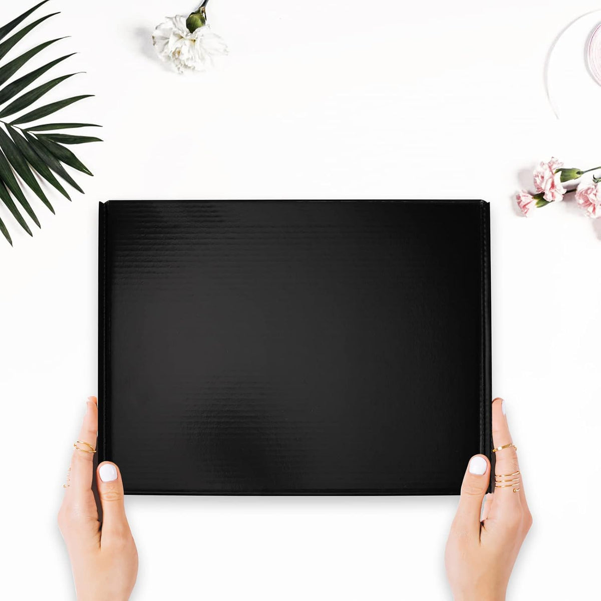 20 Packs Black 12x9x4 Medium Shipping Boxes
