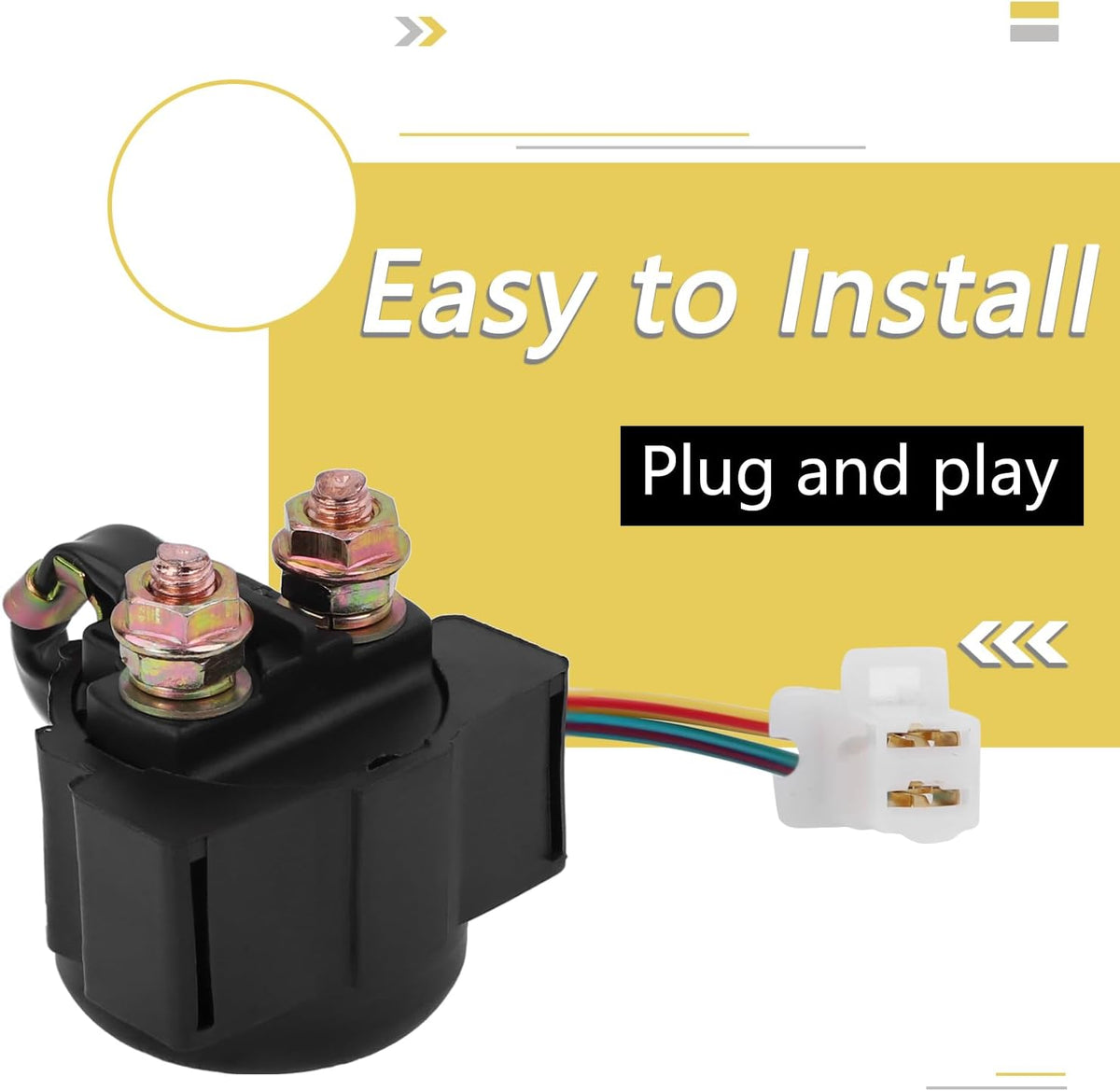 Starter Solenoid Relay Compatible with Honda TRX300 Fourtrax 300
