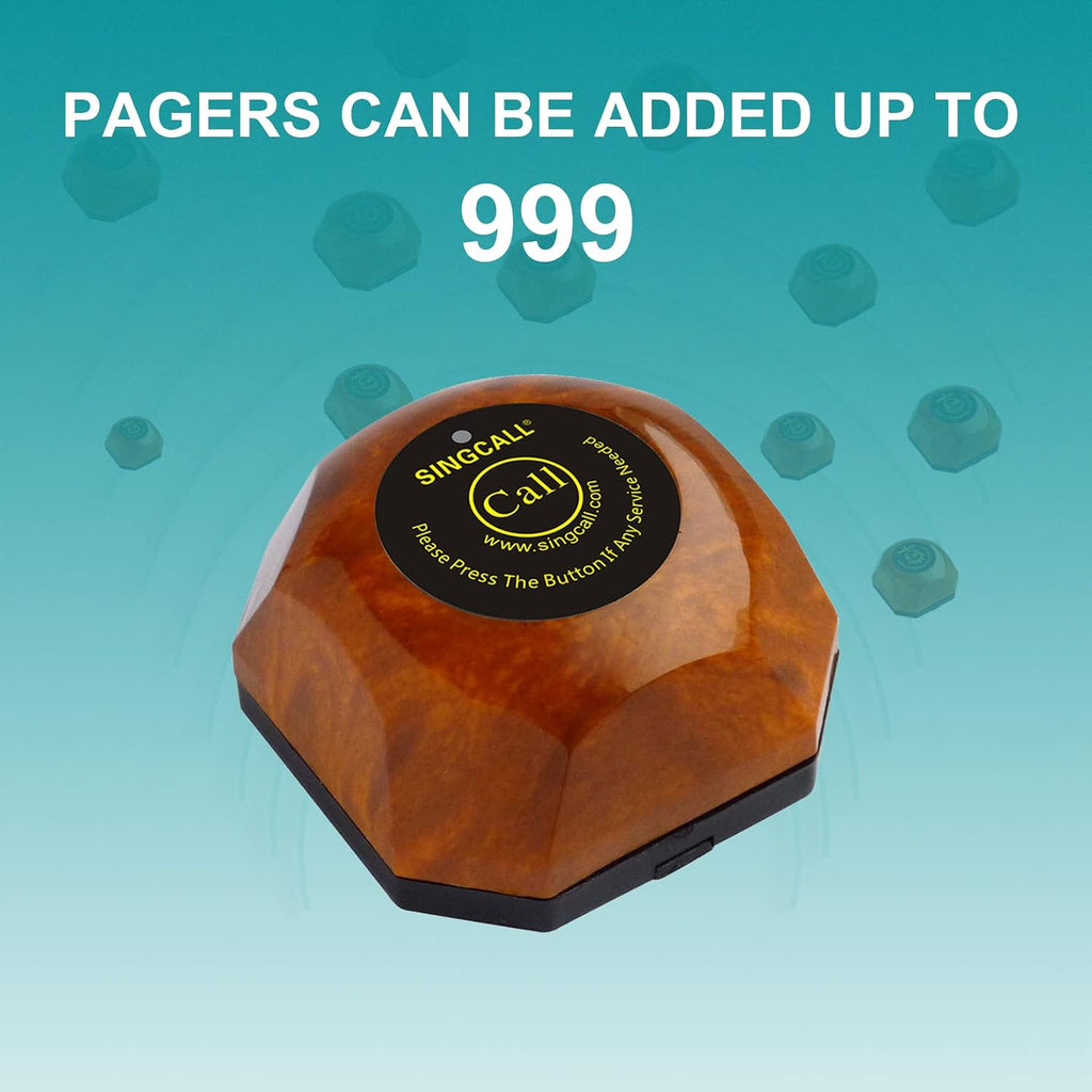 Wireless Restaurant Calling Pager System Waiter Call Paging System