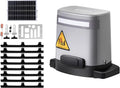 Solar Sliding Gate Opener, 280W Electric Gate Opener for Doors up to 65.6ft 1799lbs, Gear Track Rolling Fence Door