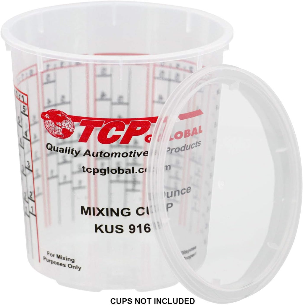 Paint Mixing Cup Lids Only, Box of 50, Pint Size, Lids Only