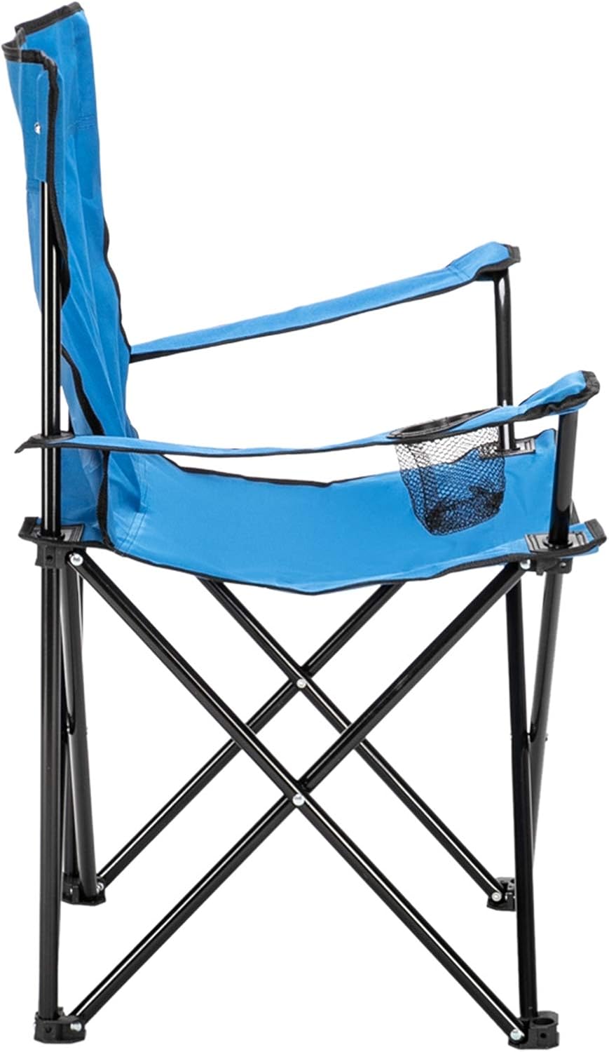 Camping Folding Chair,Portable Folding Chair with Arm Rest Cup Holder and Carrying and Storage Bag for Outdoor, Camp
