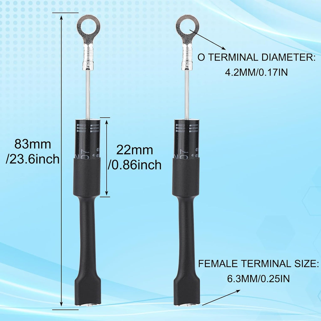 CL04-12 Microwave Diodes 0.5A 12KV Compatible for WB27X10597 W10492276 Replaceable Parts 4512,T4512,CL04-12 CL4512 High Voltage Diode(Pack of 2 Pcs)