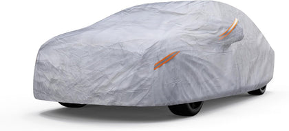 Waterproof All Weather Car Cover Compatible with 1994-2025 Audi A4 / S4 / RS4, Heavy Duty Outdoor/Indoor Protection