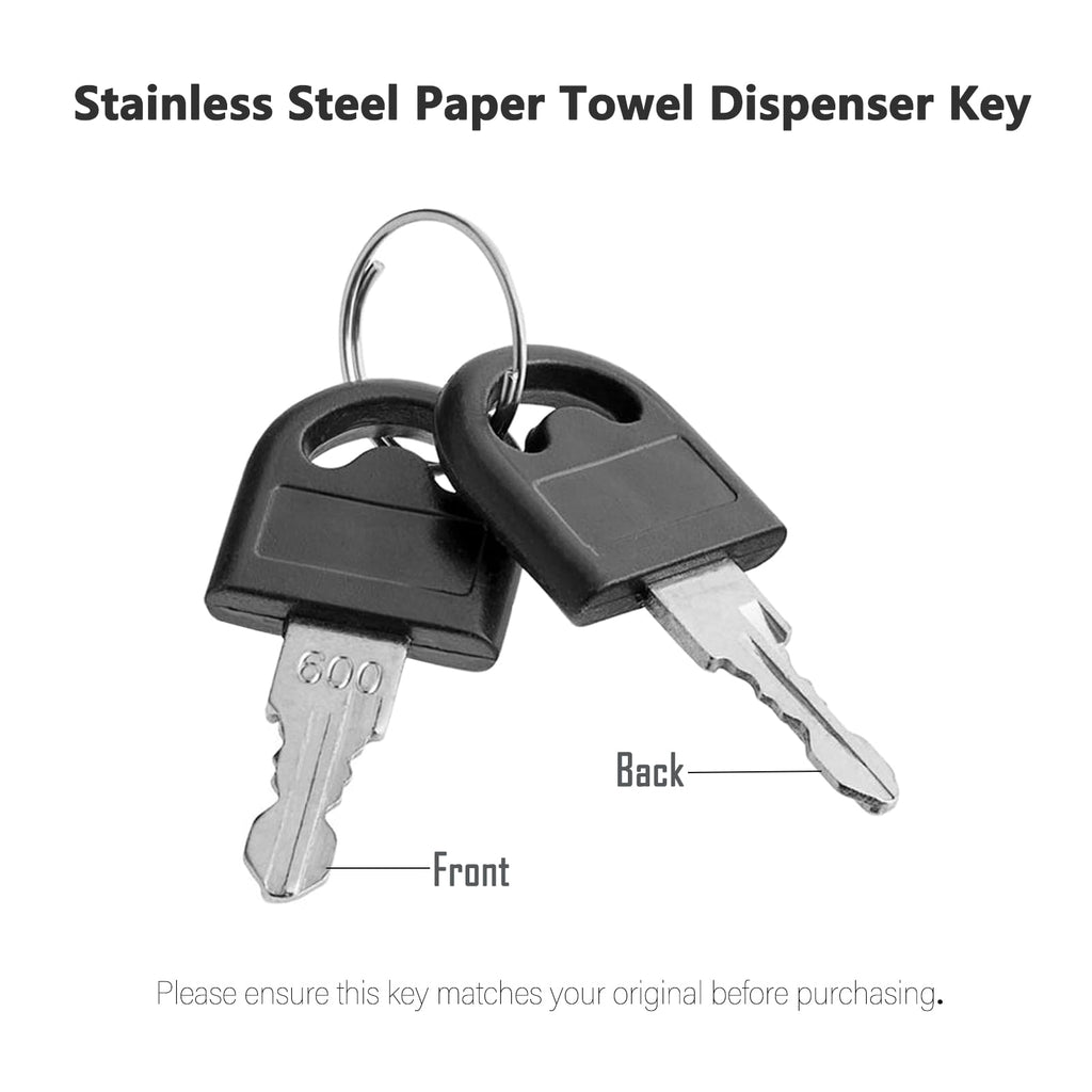 600 Wall Mounted Commercial Paper Towel Dispenser Key,Pack 5