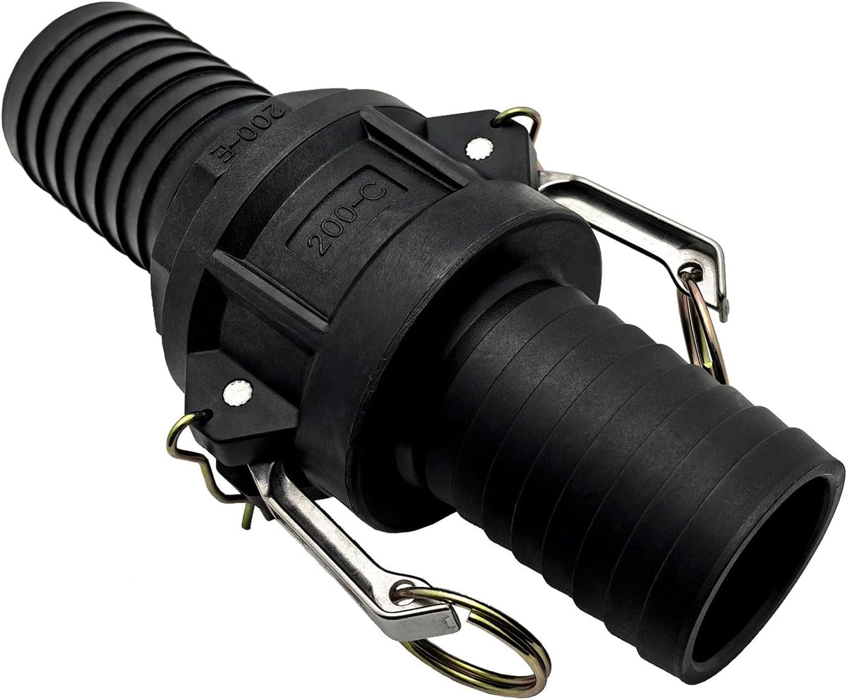 2 inch Camlock Fittings Type C & E Polypropylene Cam Groove Hose Fitting