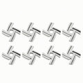 SBDSBD 8-Pack Meat Grinder Blade for Size 5 Mixer Attachment