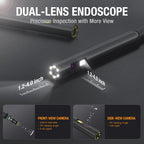 5mm Dual Lens Endoscope with Light, Teslong MS450 5FT Mechanic Borescope