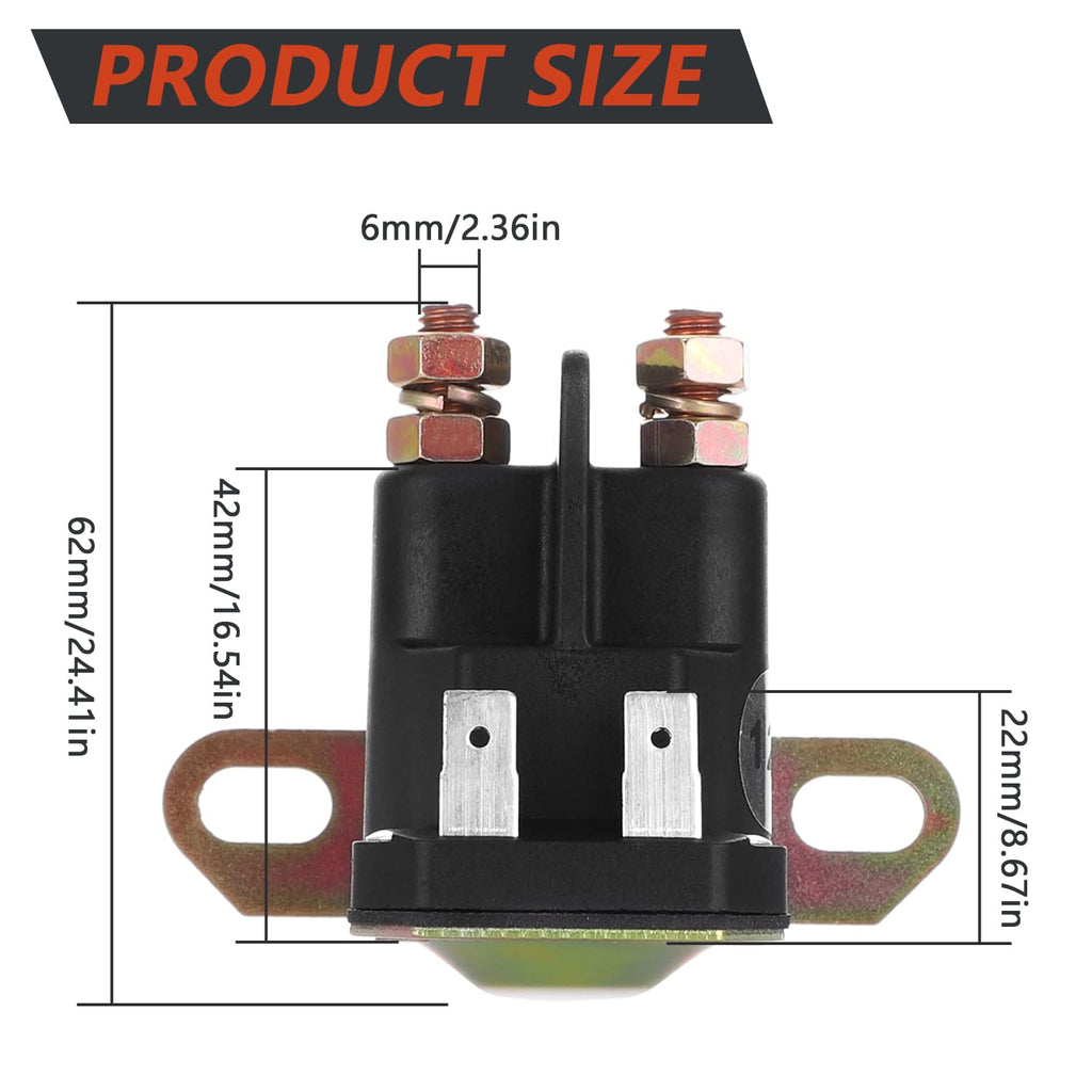 AM138068 GY22476 12v Starter Solenoid | for JD Cub Cadet MTD Riding Lawn Mower Tractor Starter Relay, Replaces