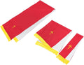 Reversible Church Parament Set with Embroidered Cross Red White