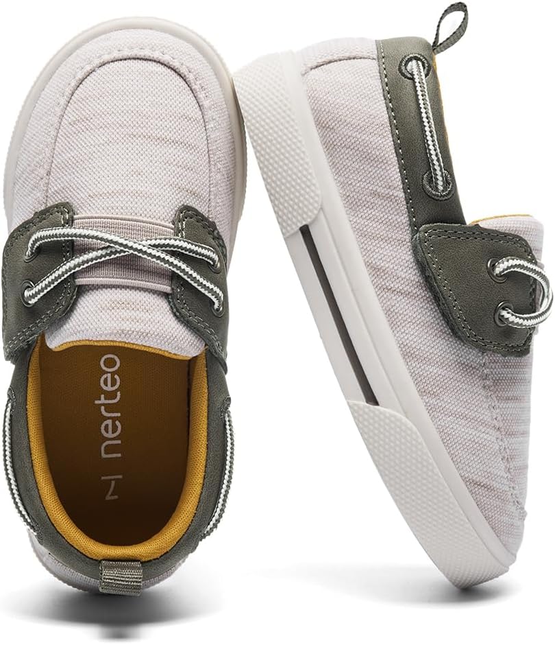 Toddler Boys & Kids Dress Boat Loafers School Shoes Girls Slip on Sneakers (Toddler/Little Kid)