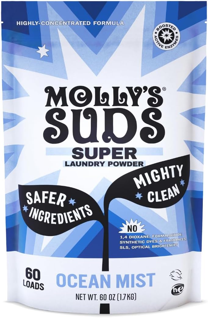Super Powder Detergent | Extra Strength Laundry Soap, Stain Fighting | Sensitive Skin | Simple, Effective Ingredients