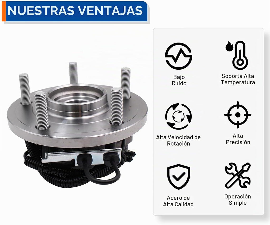PAROD 2PCS 513273 Front Wheel Hub Assembly for 08-16 Chrysler Town Country
