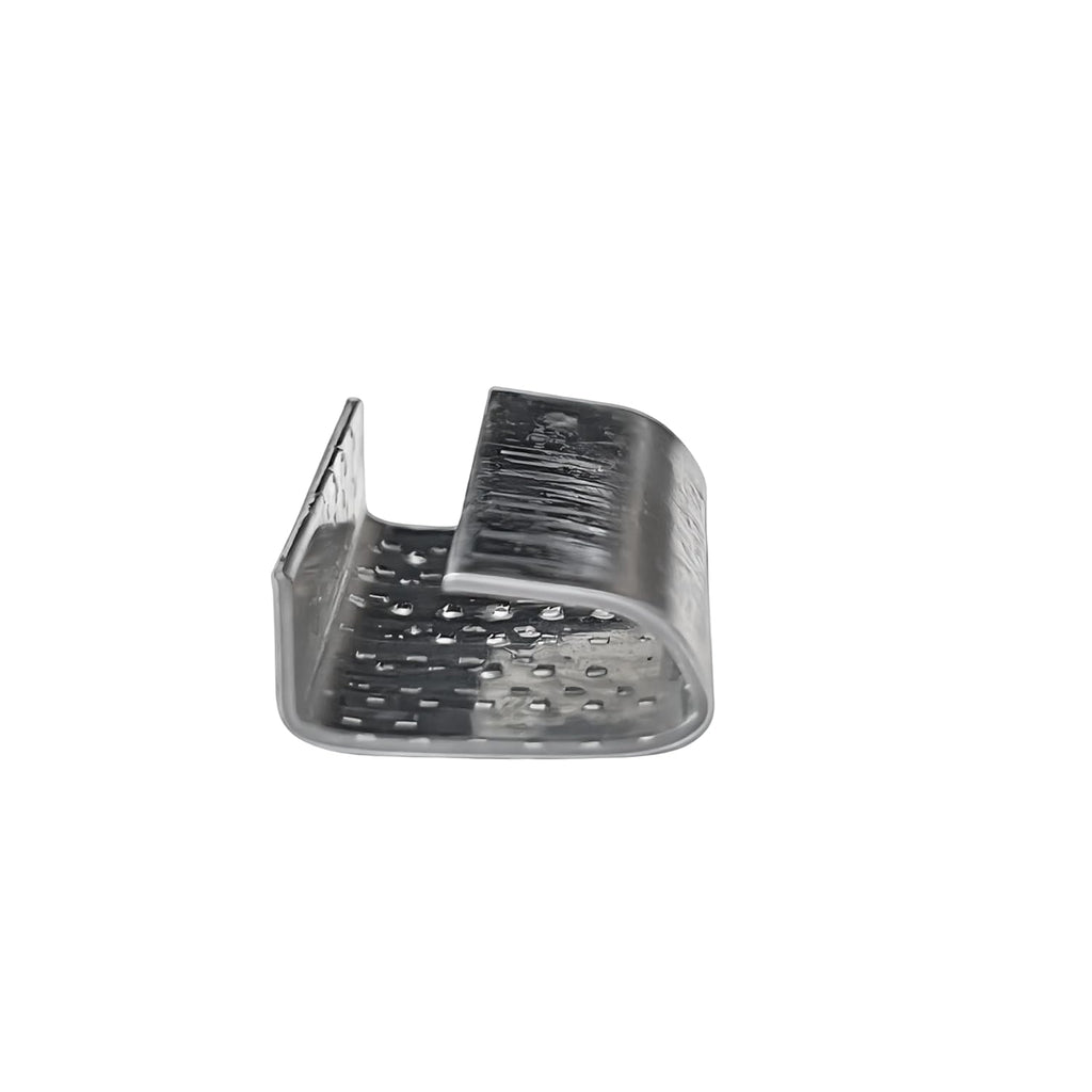 Open Serrated Strapping Seals for 5/8" Strap Width Polyester Poly Polypropylene Strap,Metal Clips for Firmly Securing