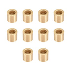 uxcell Bearing Sleeve 10mm Bore x 16mm OD x 15mm Length Self-Lubricating Sintered Bronze Bushings 10pcs