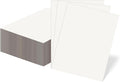 50 Pack 8.5x11 Corrugated Cardboard Sheets, White Flat Cardboard Inserts for Shipping, Mailing, Packing, DIY Crafts
