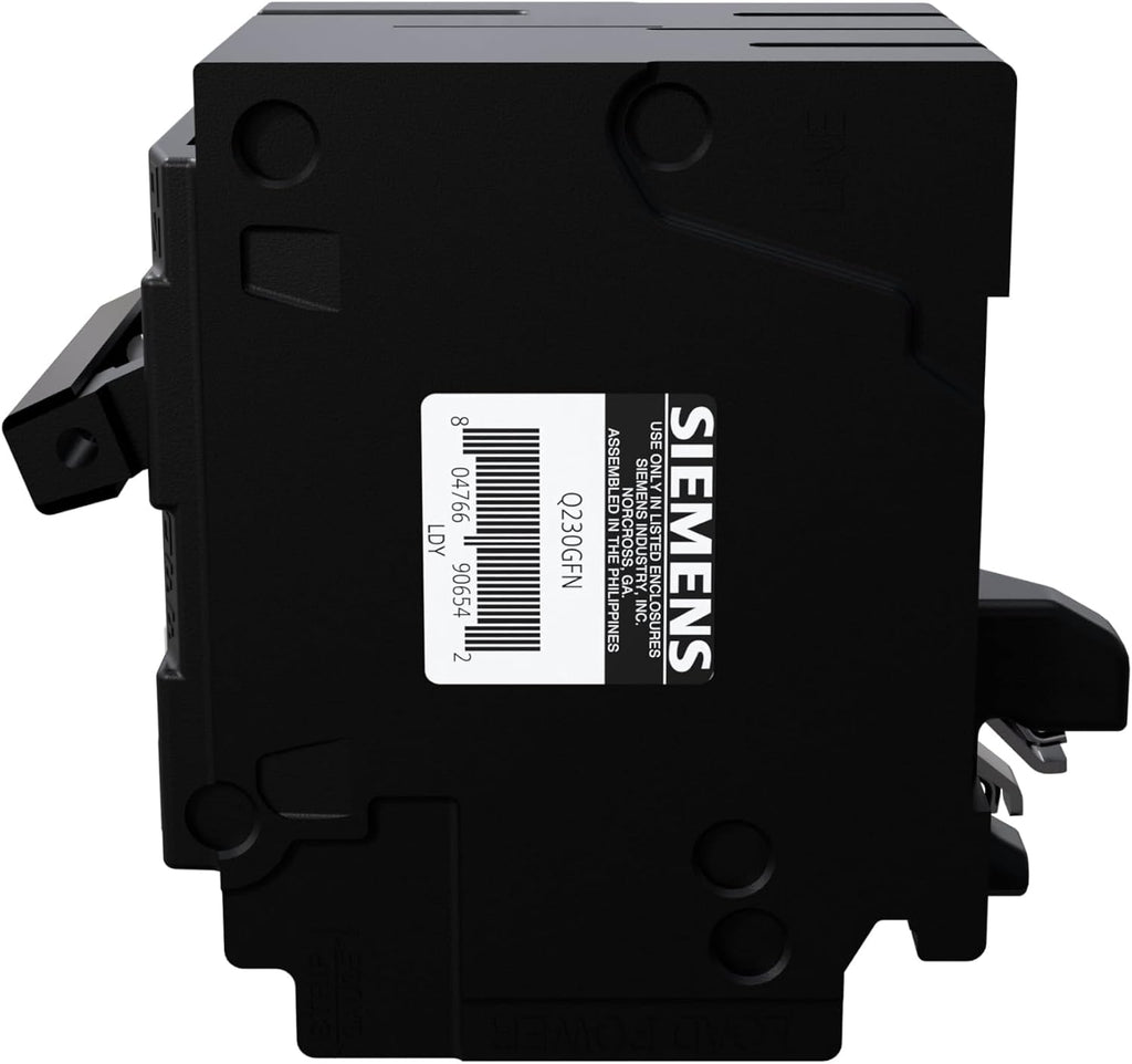 SIEMENS Q230GFN 30 Amp 2-Pole Ground Fault Circuit Breaker (GFCI) Plug-On Neutral Circuit Breaker