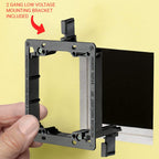 DIYTECH 7.2 Speaker Wall Plate with Gold Plated Binding Posts