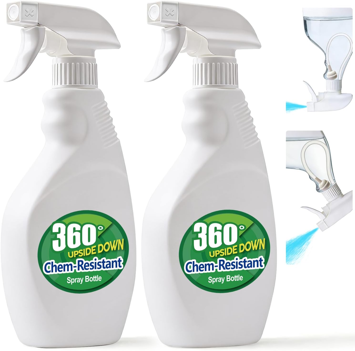 Spray Bottles for Cleaning, 16 OZ Empty Spray Bottles Heavy Duty, Plastic Spray Bottles for Cleaning Solutions