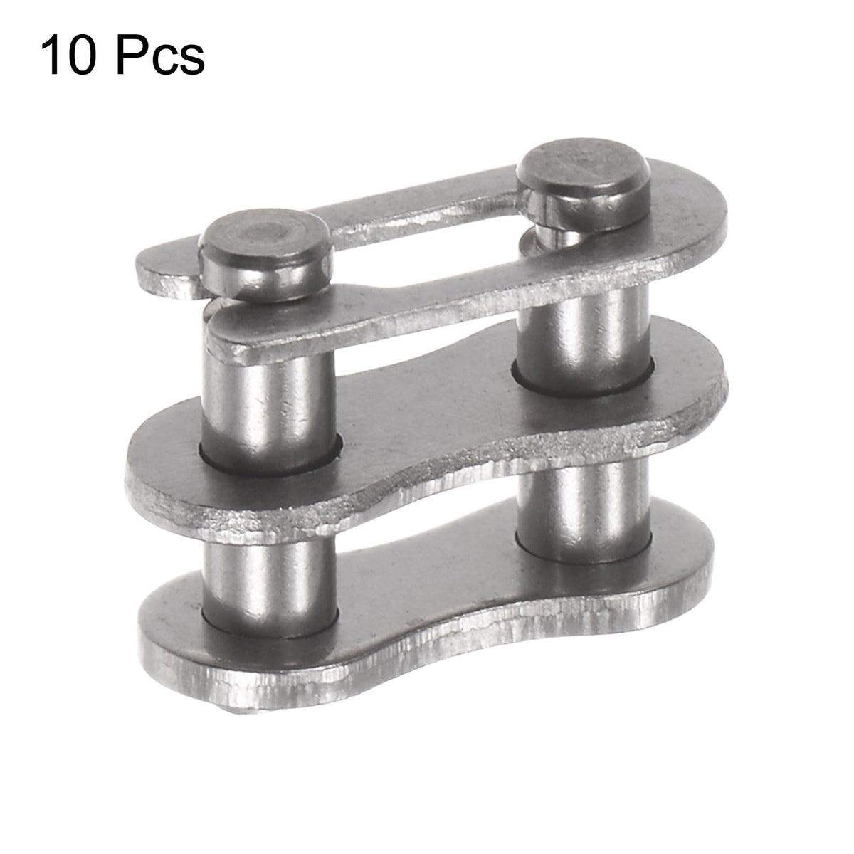 uxcell 10Pcs #35 Chain Master Connector Link Roller 3/8" Pitch Stainless Steel Standard Connecting Split Links for 06C Chain