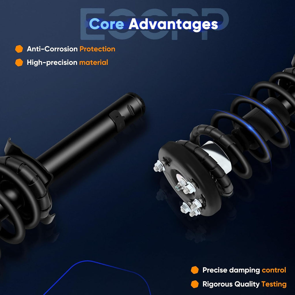 ECCPP Complete Struts Spring Assembly Front Struts Fit for Honda for Accord