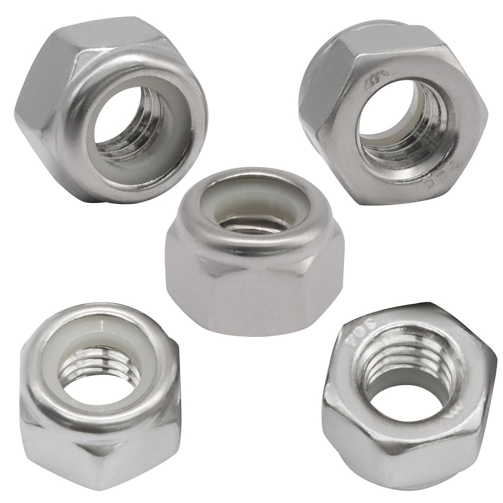 Murtenze 5/16-18 Lock Nuts, 50 Pack