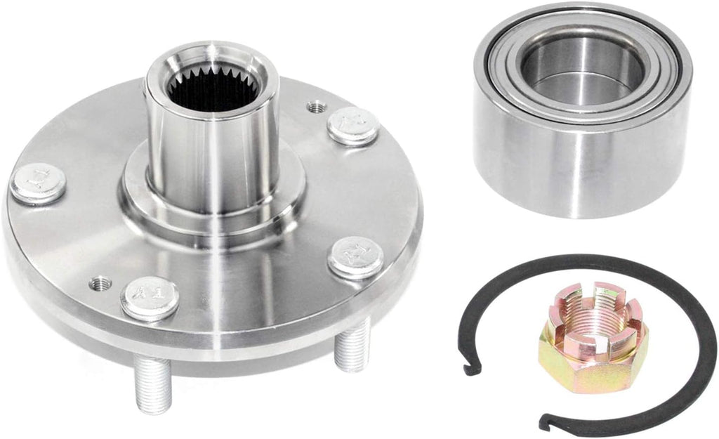 DuraGo 29596149 Front Wheel Hub Kit, 1 Pack, Silver
